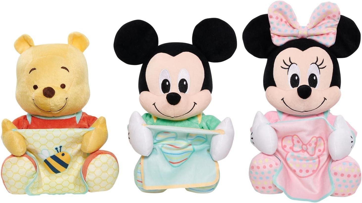imageDisney Baby 11inch HideandSeek Minnie Mouse Interactive Plush Music Phrases And Motion Kids Toys for Ages 09 Month by Just PlayWinnie the Pooh