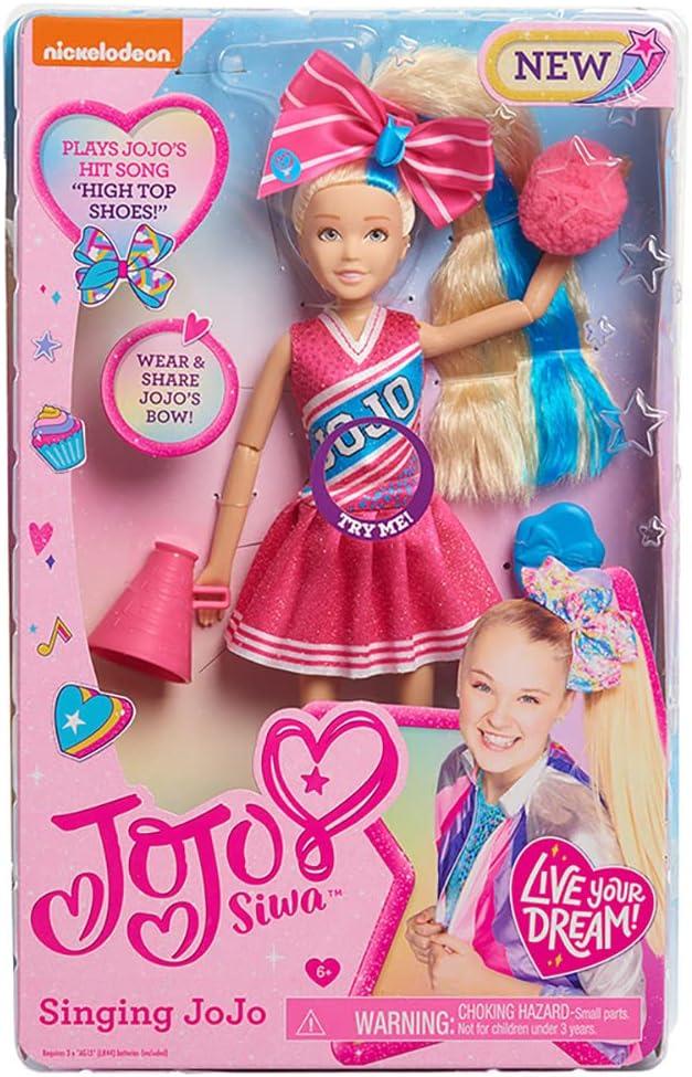 imageJoJo Siwa 10 Inch Singing Doll Sings Hit Song Titled quotNonStopquot Pink Jacket with Rainbow Fringe Kids Toys for Ages 6Up by Just PlayHigh Top Shoes Song