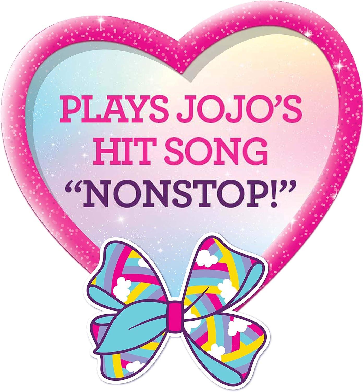 imageJoJo Siwa 10 Inch Singing Doll Sings Hit Song Titled quotNonStopquot Pink Jacket with Rainbow Fringe Kids Toys for Ages 6Up by Just PlayNonStop Song