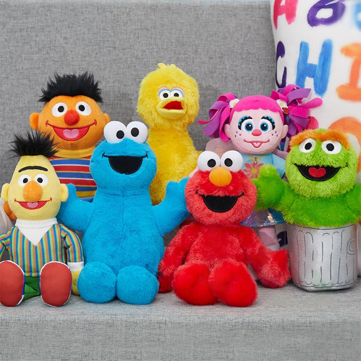 imageSesame Street Friends 8inch Abby Cadabby Sustainable Plush Stuffed Toy Kids Toys for Ages 18 Month by Just Play
