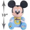 Disney Baby Musical Discovery Plush Minnie Mouse with Sounds and Phrases, Sings ABCs, 123s, and Colors Songs, Kids Toys for Ages 06 Month by Just Play(Mickey)