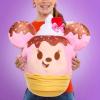 Disney Munchlings Squeeze-A-Munch XL Scented Strawberry Sundae Waffle Bowl Minnie Mouse 16-inch Plush, Kids Toys for Ages 0+ by Just Play