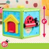 Just Play CoComelon 6-inch Busy Block, Educational and Early Learning Activity Cube, Kids Toys for Ages 06 Month