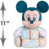 Just Play Disney Baby My First Year Mickey Mouse and Milestone Blocks, 11-inch Plush Toy, 4-Pieces, Kids Toys for Ages 0