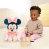 Just Play Disney Baby My First Year Minnie Mouse and Milestone Blocks, 11.75-inch Plush Toy, 4-Pieces, Kids Toys for Ages 0(Large)