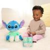 Just Play Disney Baby My First Year Stitch and Milestone Blocks, 10.5-inch Plush Toy, 4-Pieces, Kids Toys for Ages 0