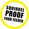 Just Play Scram, Squirrel by Slinky, Squirrel-Proof Bird Feeder Accessory that Guards Bird Seed, Kids Toys for Ages 5 Up by Just Play