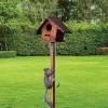 Just Play Scram, Squirrel by Slinky, Squirrel-Proof Bird Feeder Accessory that Guards Bird Seed, Kids Toys for Ages 5 Up by Just Play