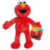 Sesame Street Friends 8-inch Elmo Sustainable Plush Stuffed Animal, Kids Toys for Ages 18 Month by Just Play