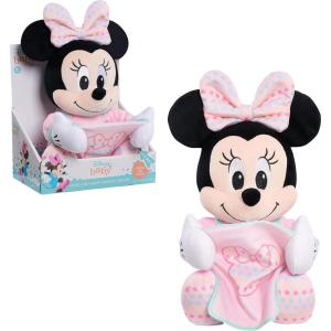 Disney Baby 11-inch Hide-and-Seek Minnie Mouse Interactive Plush, Music, Phrases, And Motion, Kids Toys for Ages 09 Month by Just Play(Minnie)