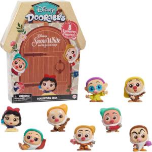 Disney Doorables UP Collector Pack, Collectible Blind Bag Figures, Holiday Stocking Stuffers, Gifts, Presents, Kids Toys for Ages 5 Up, Amazon Exclusive(Snow White)