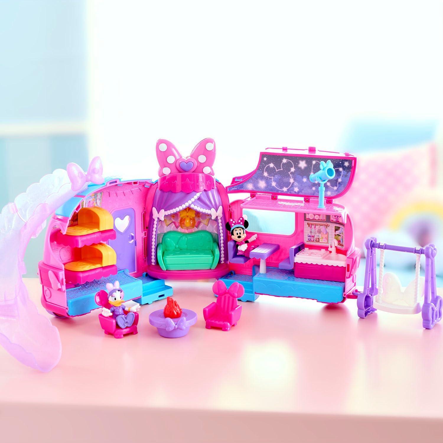 imageDisney Junior Minnie Mouse BowsAGlow Rolling Glamper 13piece Figures and Playset Kids Toys for Ages 3 Up Amazon Exclusive by Just Play254