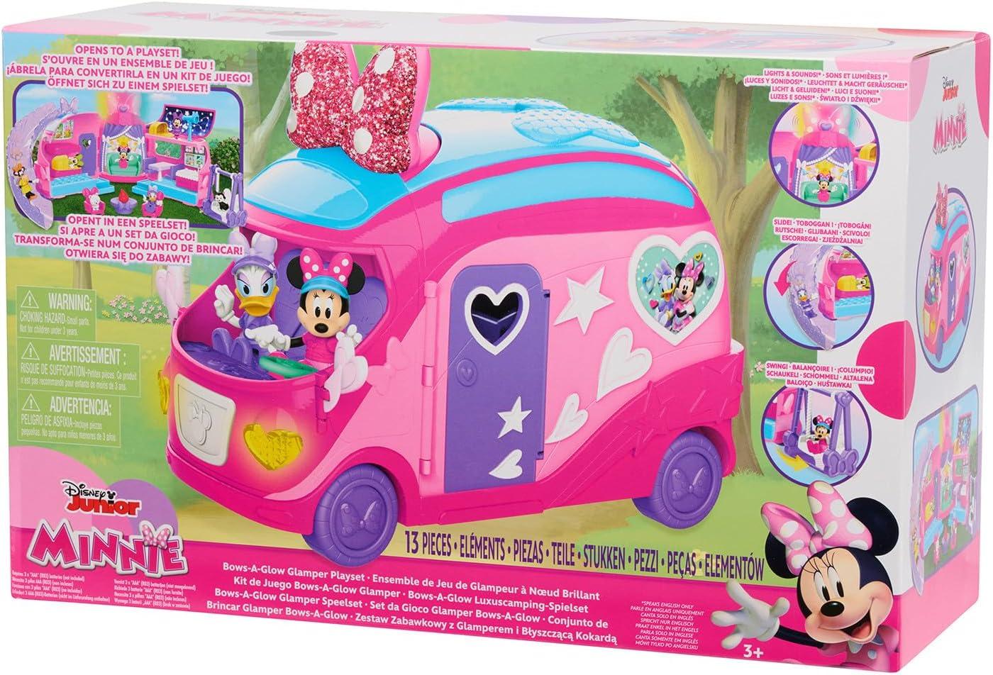 imageDisney Junior Minnie Mouse BowsAGlow Rolling Glamper 13piece Figures and Playset Kids Toys for Ages 3 Up Amazon Exclusive by Just Play254