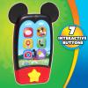 Disney Jr. Mickey Mouse Clubhouse 6-inch Mobile Phone with Lights and Sounds, Pretend Play Touchscreen Cell Phone for Kids, Travel Toy for Fans, Boys, Kids, Ages 3 and Up by Just Play