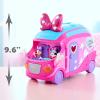 Disney Junior Minnie Mouse Bows-A-Glow Rolling Glamper 13-piece Figures and Playset, Kids Toys for Ages 3 Up, Amazon Exclusive by Just Play(25.4)