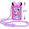 Disney Junior Minnie Mouse Chat with Me Pretend Play Cell Phone Set, Lights and Sounds, Kids Toys for Ages 3 Up by Just Play