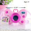 Disney Junior Minnie Mouse Picture Perfect Play Camera, Lights and Sounds, Pink, 4-Pieces, Kids Toys for Ages 3 Up by Just Play
