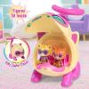 Disney Junior SuperKitties SuperKitty Copter with Lights and Sounds, 3 Pieces, Poseable Figures, Kids Toys for Ages 3 Up by Just Play