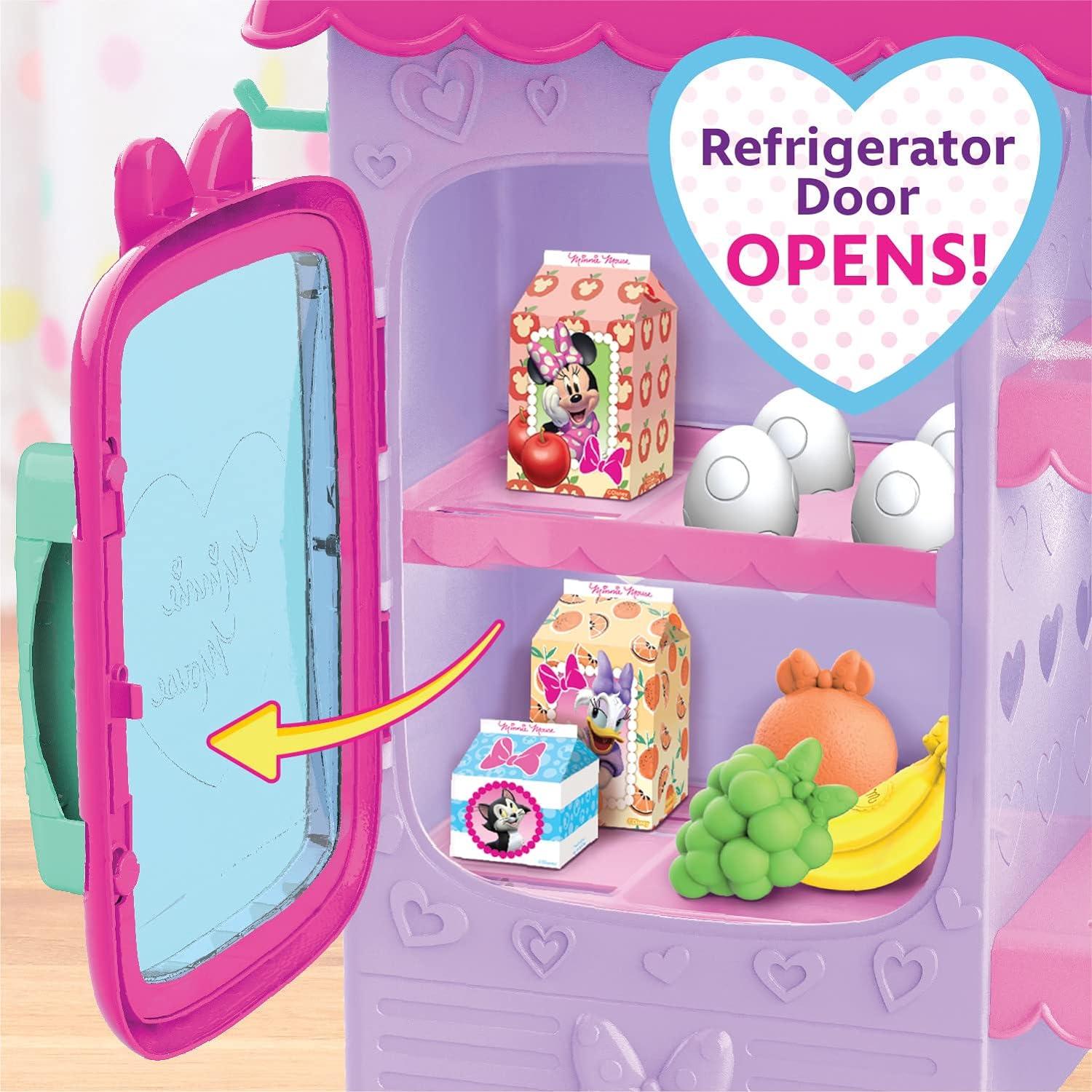 imageDisney Junior Minnie Mouse Marvelous Market Pretend Play Cash Register with Realistic Sounds 38 Play Food Pieces and Accessories Kids Toys for Ages 3 Up by Just Play