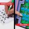 Wheel of Fortune Deluxe Game, 100 Puzzles Included, Inspired by The Popular Show, Interactive Puzzle Board, Spin, Guess, Solve, 2-4 Players, Ages 10 and Up by Just Play