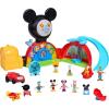 Disney Jr. Mickey Mouse Clubhouse Deluxe 28-inch Playset with 2 Exclusive Bonus Figures and Lights & Sounds, 18-Pieces, 3-inch Articulated Figurine Toys, Ages 3 and Up by Just Play