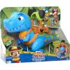 Disney Junior Mickey Mouse Funhouse Roarin’ Safari Dino, 4-piece Figures and Playset, Dinosaur, Kids Toys for Ages 3 Up by Just Play