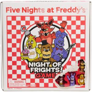 Five Nights at Freddy’s Night of Frights Board Game, 109 Pieces, Includes 4 Figures, 2-4 Players, Horror Game for Fans, Kids, Collectors & Families, Ages 8 and Up by Just Play
