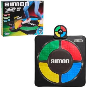Just Play Hasbro Simon Jump Game Mat with Lights and Sounds, Electronic Memory Games for Kids, Kids Toys for Ages 8 Up
