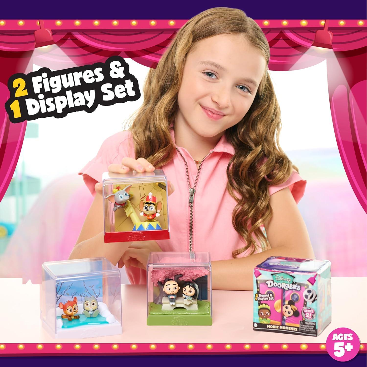 imageDisney Doorables Movie Moments Series 2 Styles May Vary Officially Licensed Kids Toys for Ages 5 Up by Just PlaySeries 2