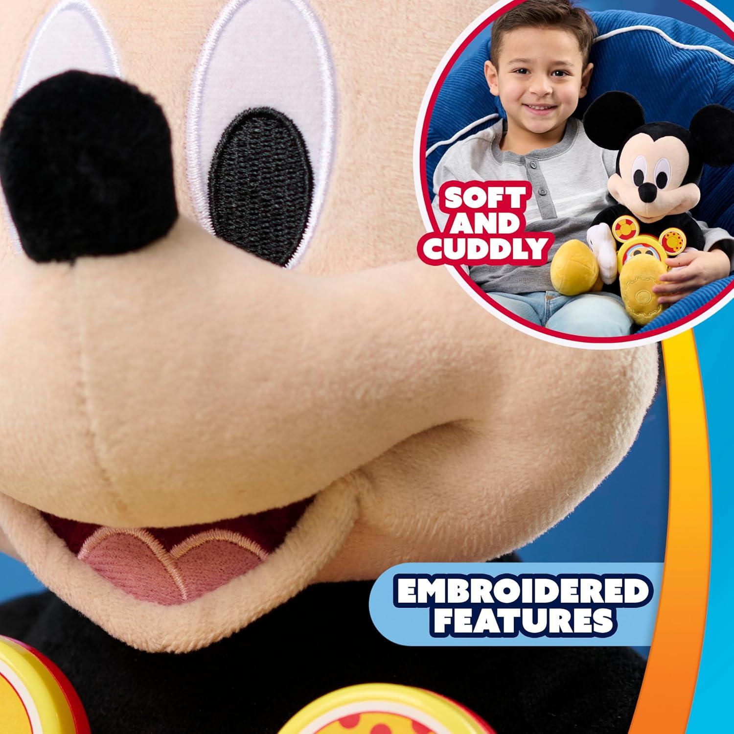 imageDisney Jr Oh Toodles 11inch Mickey Mouse Interactive Plush Toy 3 Modes of Play Toy for Preschoolers Boys Girls Kids Ages 3 and Up by Just Play