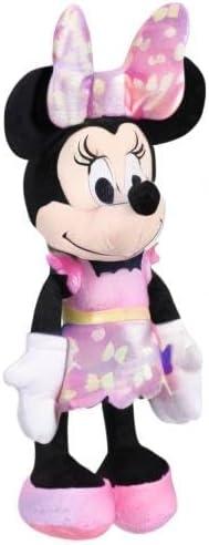 imageDisney Junior Minnie Mouse Fashion Bow 14inch Plush Stuffed Animal with Lights and Sounds Kids Toys for Ages 3 Up by Just Play