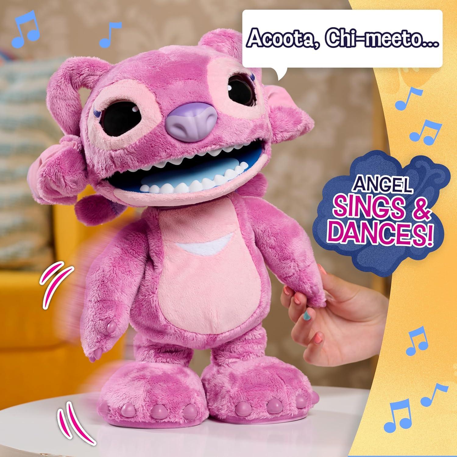 imageDisney Stitch Just Play Ultimate Interactive 17quot Plush Toy 100 Sounds ampamp Reactions Inspired by Disneys LiveAction Lilo ampamp Stitch Film New Movie Toy for Fans Girls Boys Kids 3 and Up byAngel