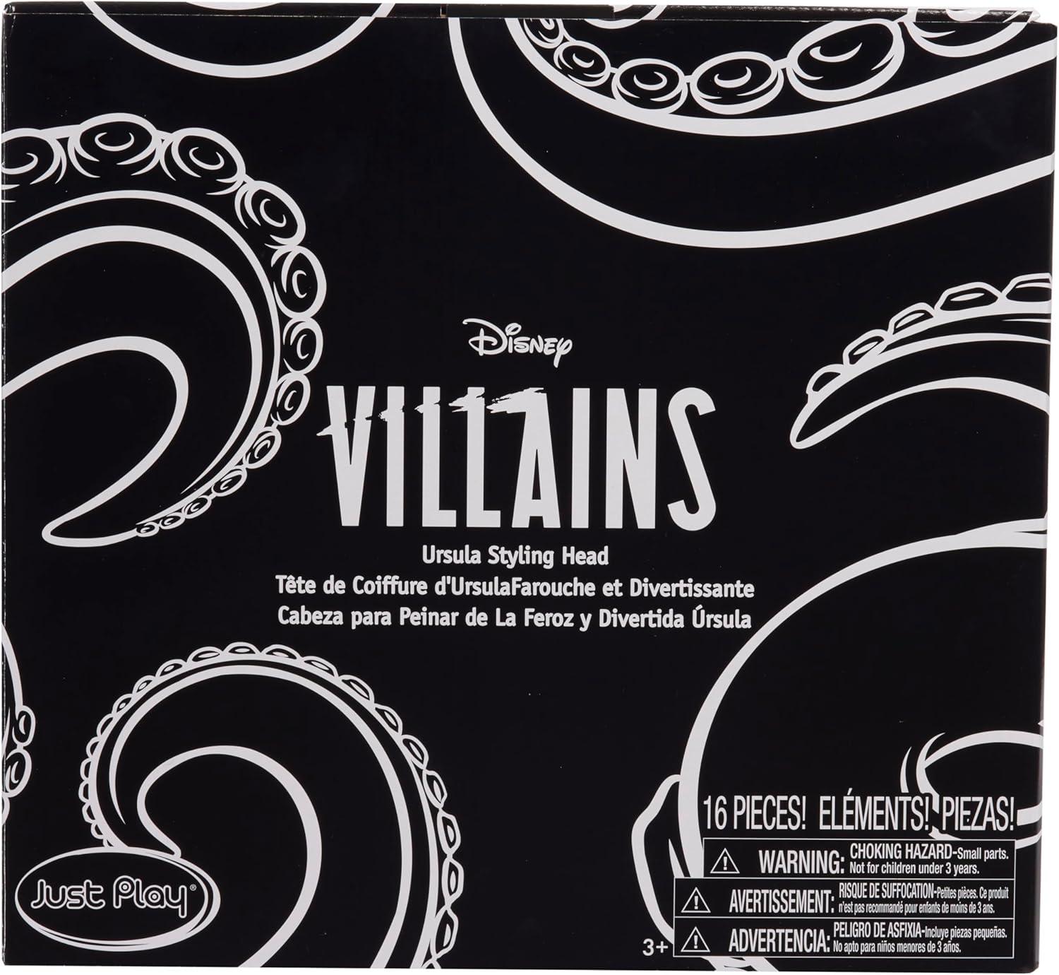imageDisney Villains Fierce N Fun Ursula 10inch Styling Head 16Pieces Pretend Play Officially Licensed Kids Toys for Ages 3 Up Amazon Exclusive