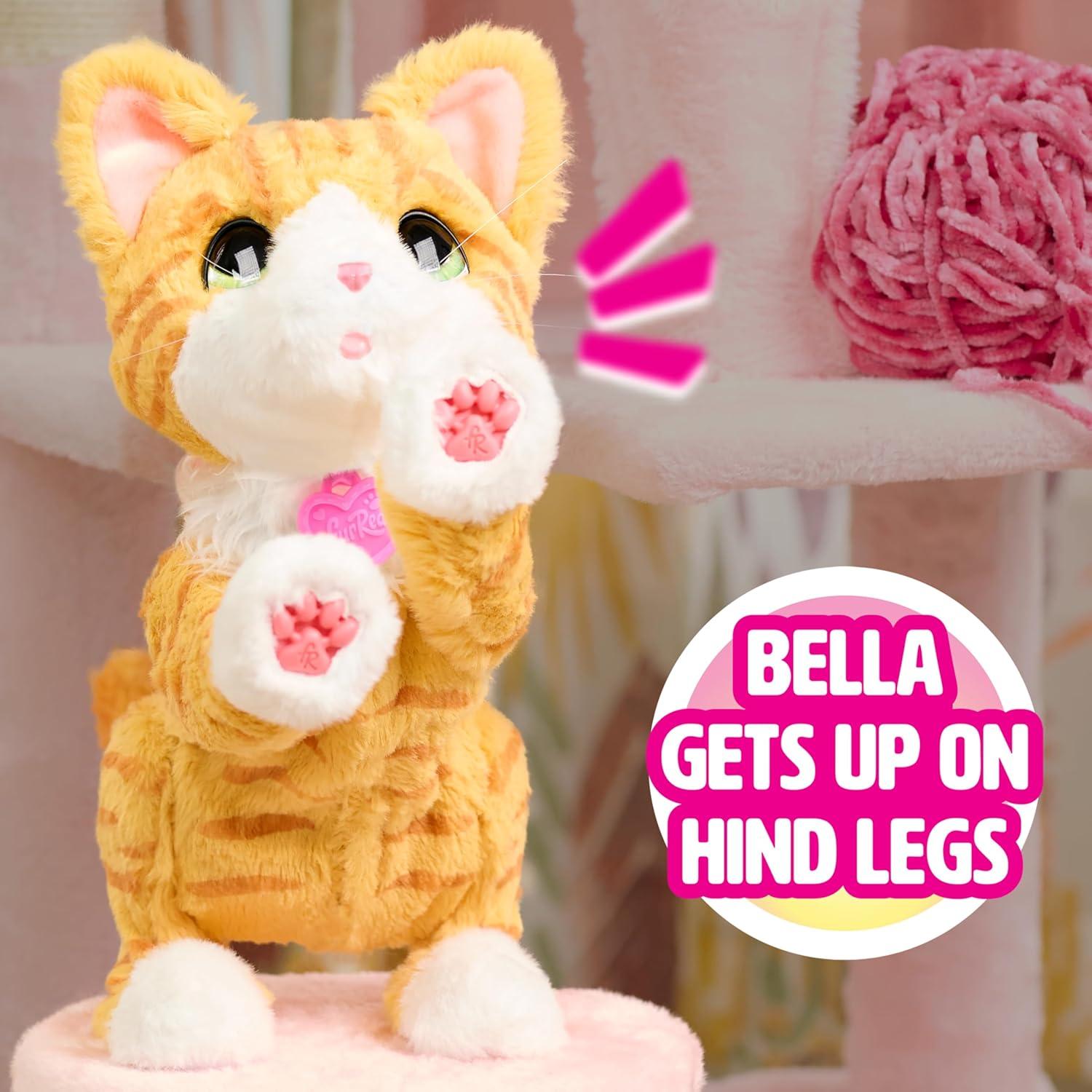 imageFurReal Bella The BiscuitMaking Kitty 10 Inch Interactive Cat Toy for Boys and Girls Ages 4 and Up