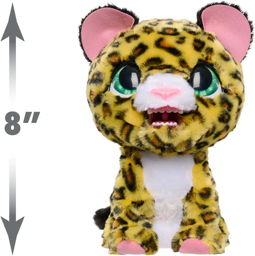 imageFurReal Lil Wilds Lolly The Leopard Interactive 8inch Plush Stuffed Animal with Over 35 Sounds and Reactions 6Pieces Kids Toys for Ages 4 Up by Just Play