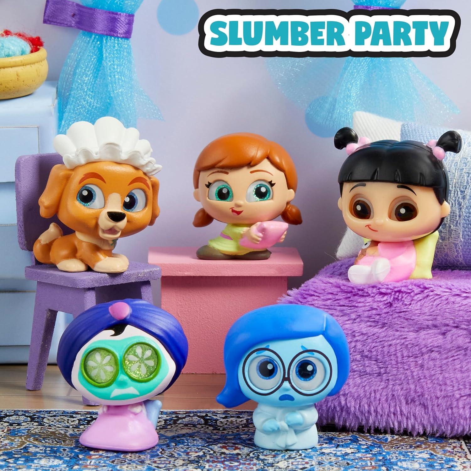 imageJust Play Disney Doorables Lets Party Mini Peek Collectible Figurines 15quot Surprise Box Toys for Kids Ages 5