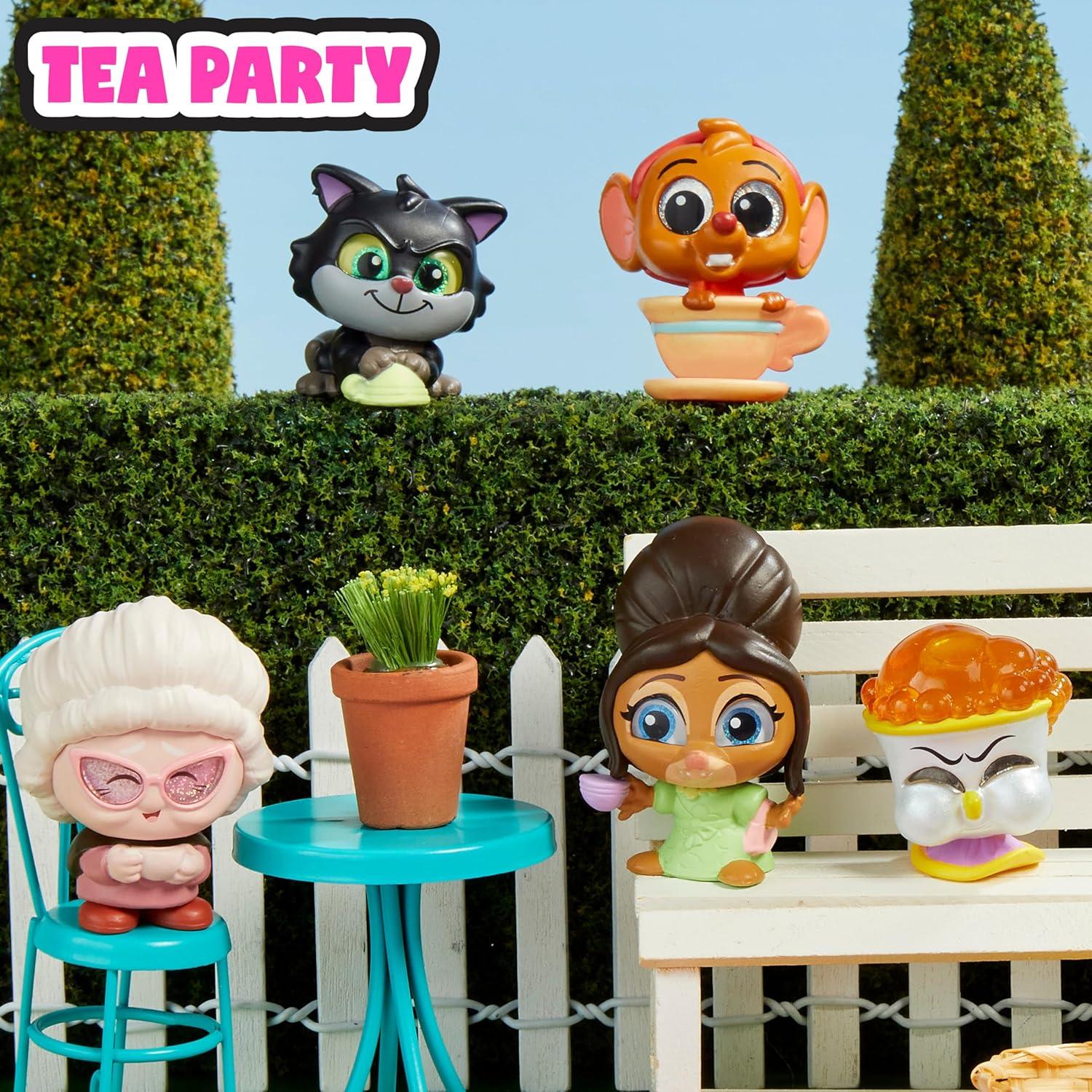 imageJust Play Disney Doorables Lets Party Mini Peek Collectible Figurines 15quot Surprise Box Toys for Kids Ages 5