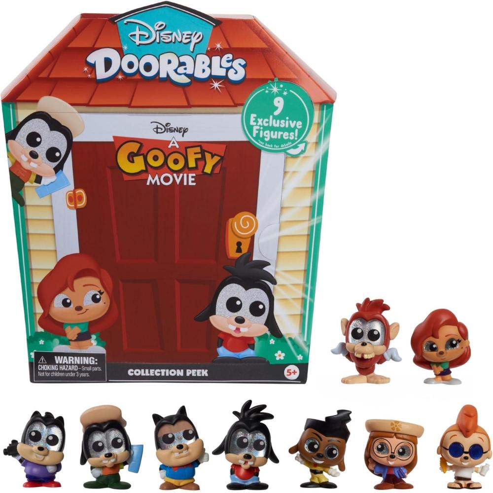 imageDisney Doorables Hercules Collector Pack Collectible Blind Bag Figures Officially Licensed Kids Toys for Ages 5 Up Amazon ExclusiveGoofy Movie