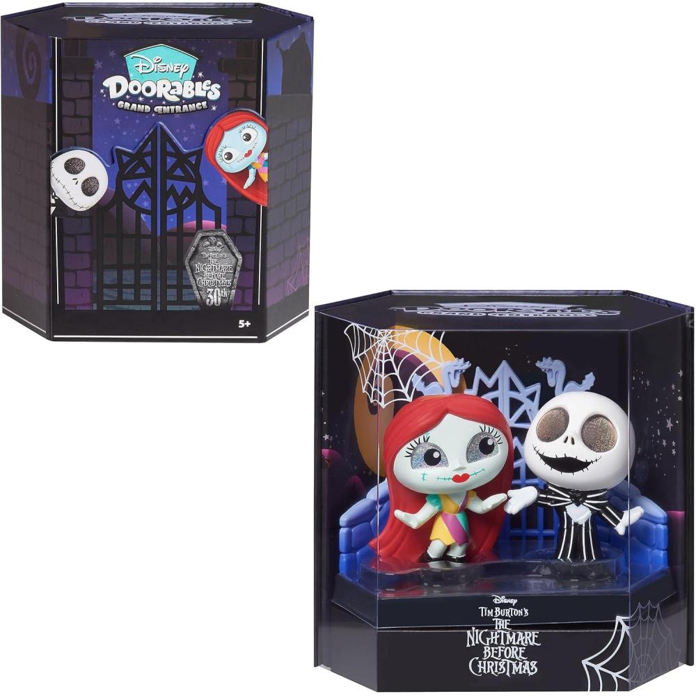 imageDisney Doorables NEW Grand Entrance 3inch Collectible Mickey Mouse 2piece Set Officially Licensed Kids Toys for Ages 5 Up Amazon ExclusiveJack Skellington and Sally