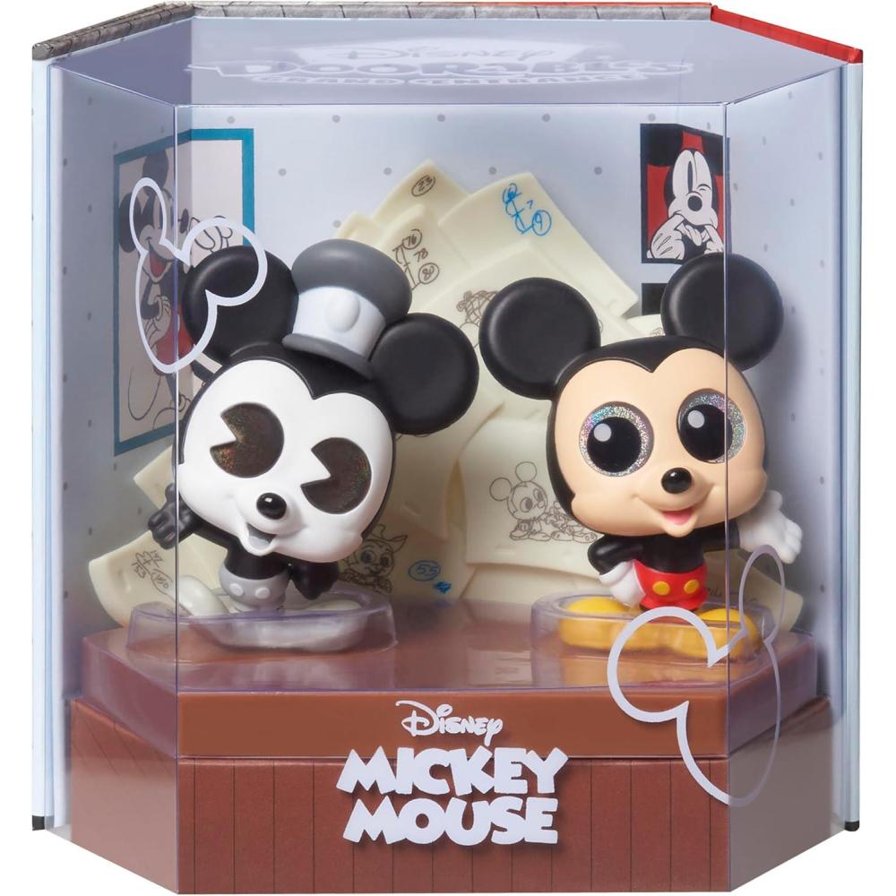 imageDisney Doorables NEW Grand Entrance 3inch Collectible Mickey Mouse 2piece Set Officially Licensed Kids Toys for Ages 5 Up Amazon ExclusiveMickey Mouse 2piece Set