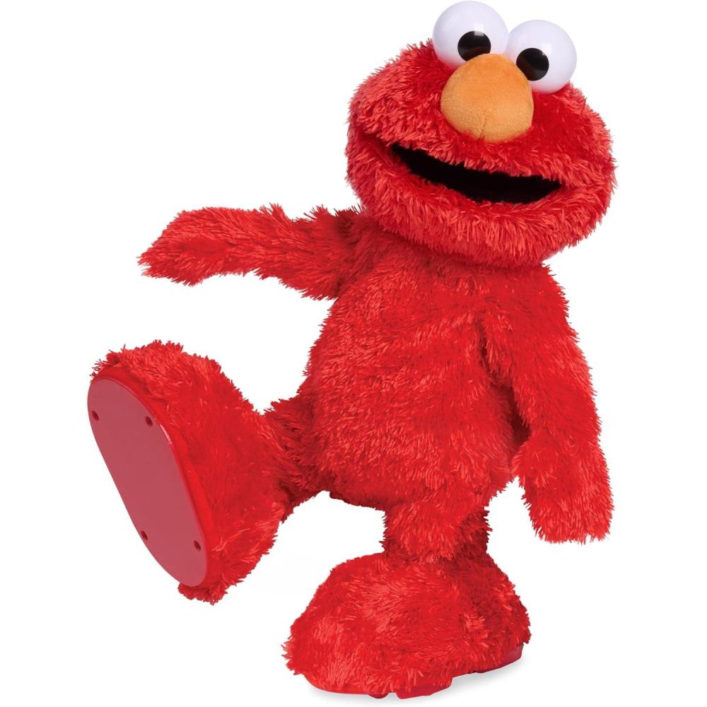 imageSesame Street Hokey Pokey Elmo 14 Interactive Plush Toy Sings Dances ampamp Plays Music Bilingual Stuffed Animal for Pretend Play Soft ampamp Huggable Ages 18 Months and Up by Just Play