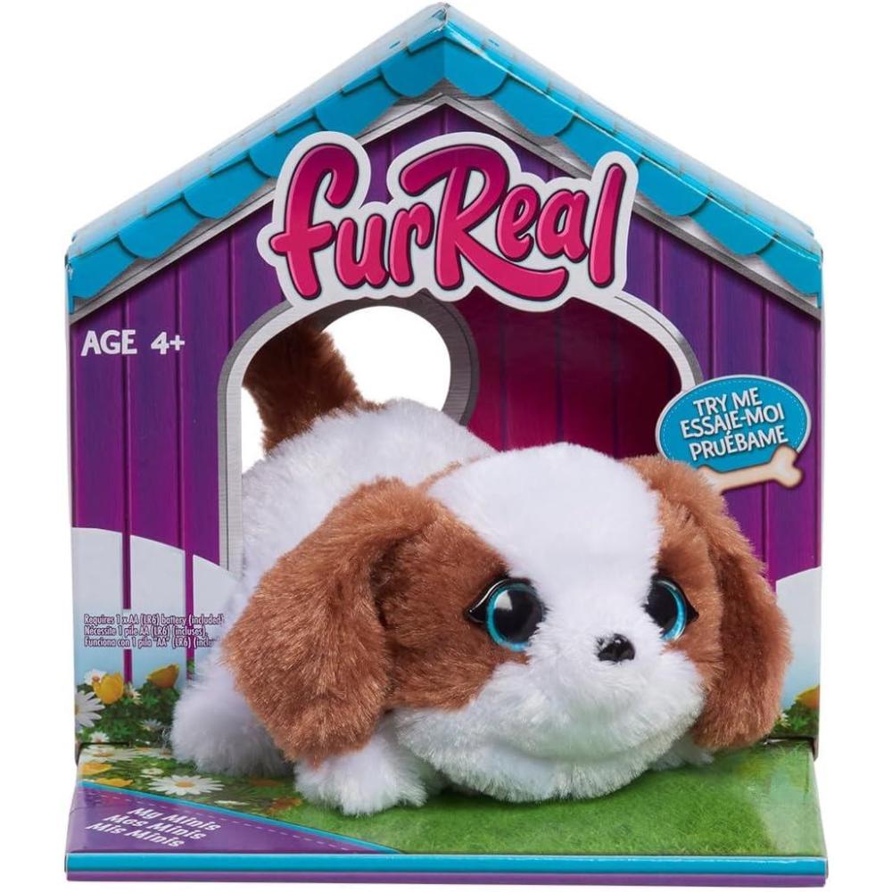 imagefurReal My Minis Puppy Interactive Toy Small Plush Puppy with Movement Stuffed Animals Kids Toys for Ages 4 Up by Just Play