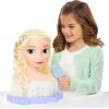Disney Frozen Deluxe Elsa Styling Head, Blonde Hair, 18 Piece Pretend Play Set, Wear and Share Accessories, Amazon Exclusive, Toy for Fans, Girls, Kids, Ages 3 and Up, Kids Toys for Ages 3 Up by Just Play