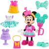 Disney Jr Minnie Mouse Fabulous Fashion 14-Piece Sweet Party Doll and Accessories, Kids Toys for Ages 3 Up by Just Play