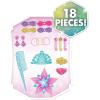 Disney Princess Ariel Styling Head, 18-pieces, Pretend Play, Kids Toys for Ages 3 Up by Just Play