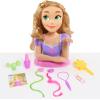 Disney Princess Deluxe 12-inch Rapunzel Styling Head with Accessories, 13-pieces, Pretend Play, Kids Toys for Ages 3 Up by Just Play