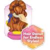 Disney Princess Deluxe 14-inch Belle Styling Head with 12 Hair Styling Accessories, 13-pieces, Kids Toys for Ages 3 Up by Just Play