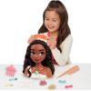 Disney Princess Moana 2 Styling Head, 14-Pieces, Pretend Play, Kids Toys for Ages 3 Up by Just Play