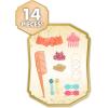 Disney Princess Moana Styling Head, 14-Pieces, Pretend Play, Kids Toys for Ages 3 Up by Just Play