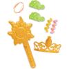 Disney Princess Rapunzel Styling Head, Blonde Hair, 10 Piece Pretend Play Set, Tangled, Kids Toys for Ages 3 Up by Just Play